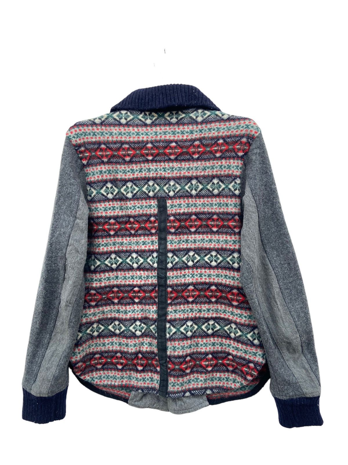 Comme des Garcons Junya Watanabe Comme Des Garcons AD2011 Fair Isle Jacket Size US S / EU 44-46 / 1 - 2 Thumbnail