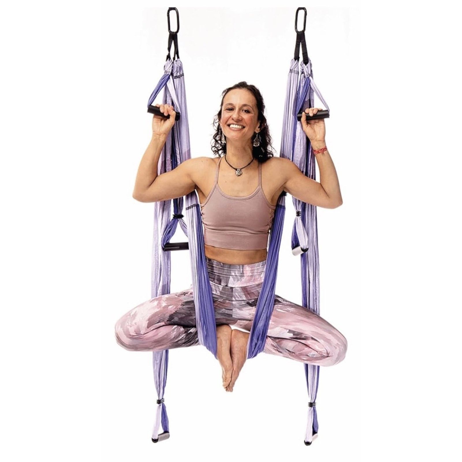 Other YOGABODY Practice is Everything Yoga Trapeze Swing Purple Size ONE SIZE - 4 Thumbnail