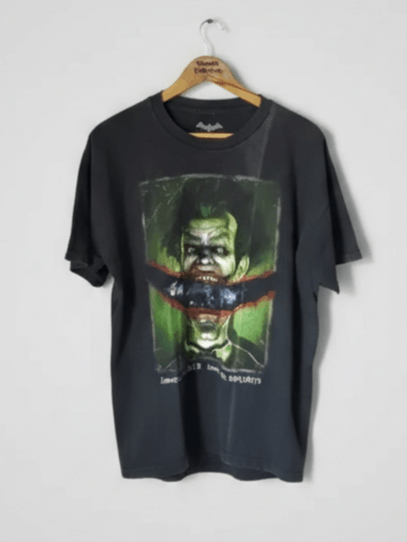 Vintage Batman x Arkham Asylum The Joker Graphic Tee Size US XL / EU 56 / 4 - 1 Thumbnail