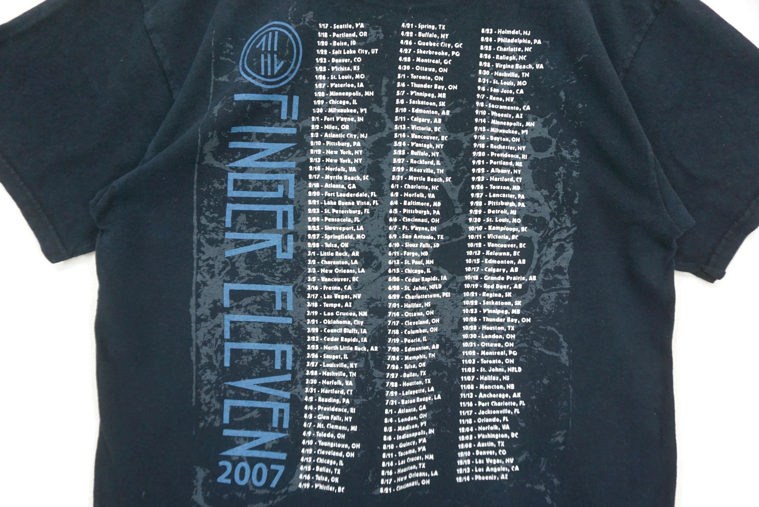 Band Tees Finger Eleven Tee Them vs You vs Me US Tour FOTL Shirt Size US L / EU 52-54 / 3 - 8 Thumbnail