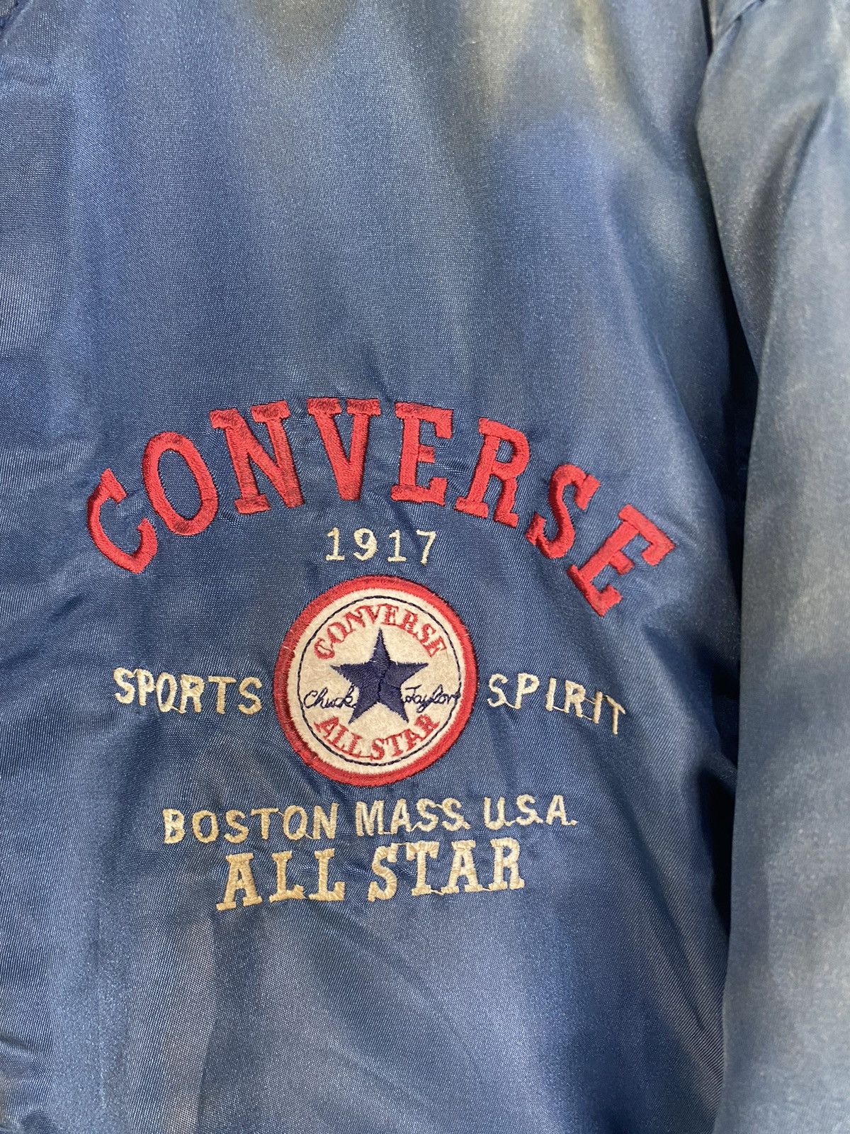 Converse Vintage Converse Allstar Bomber Jacket Sunfaded Size US M / EU 48-50 / 2 - 6 Thumbnail