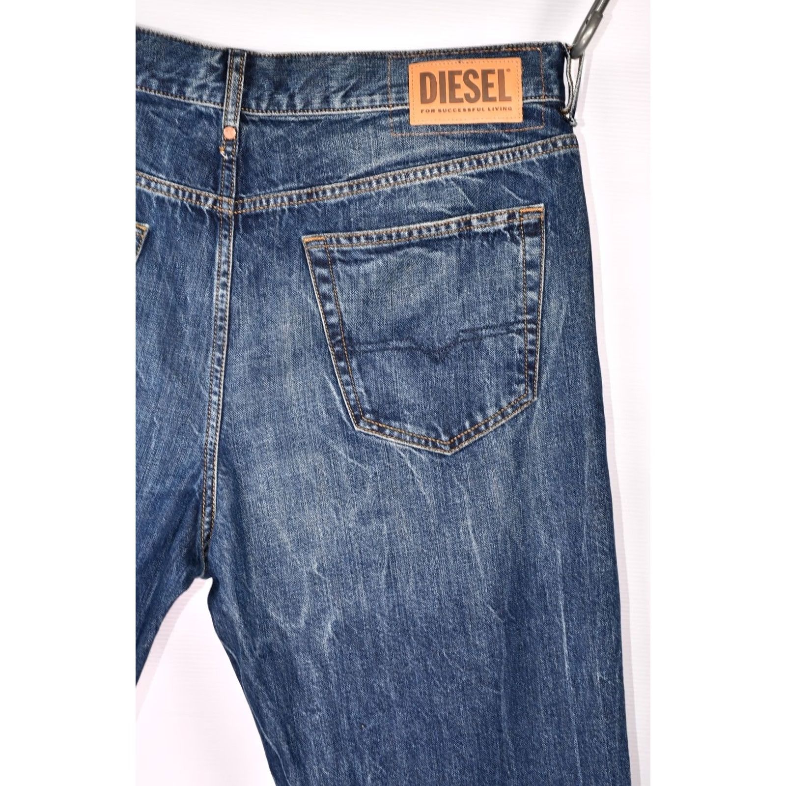 Diesel Diesel Mharky 080AG Slim Skinny Jeans 38 W Blue L32 Men Denim Slim Jeans" Size US 38 / EU 54 - 3 Thumbnail