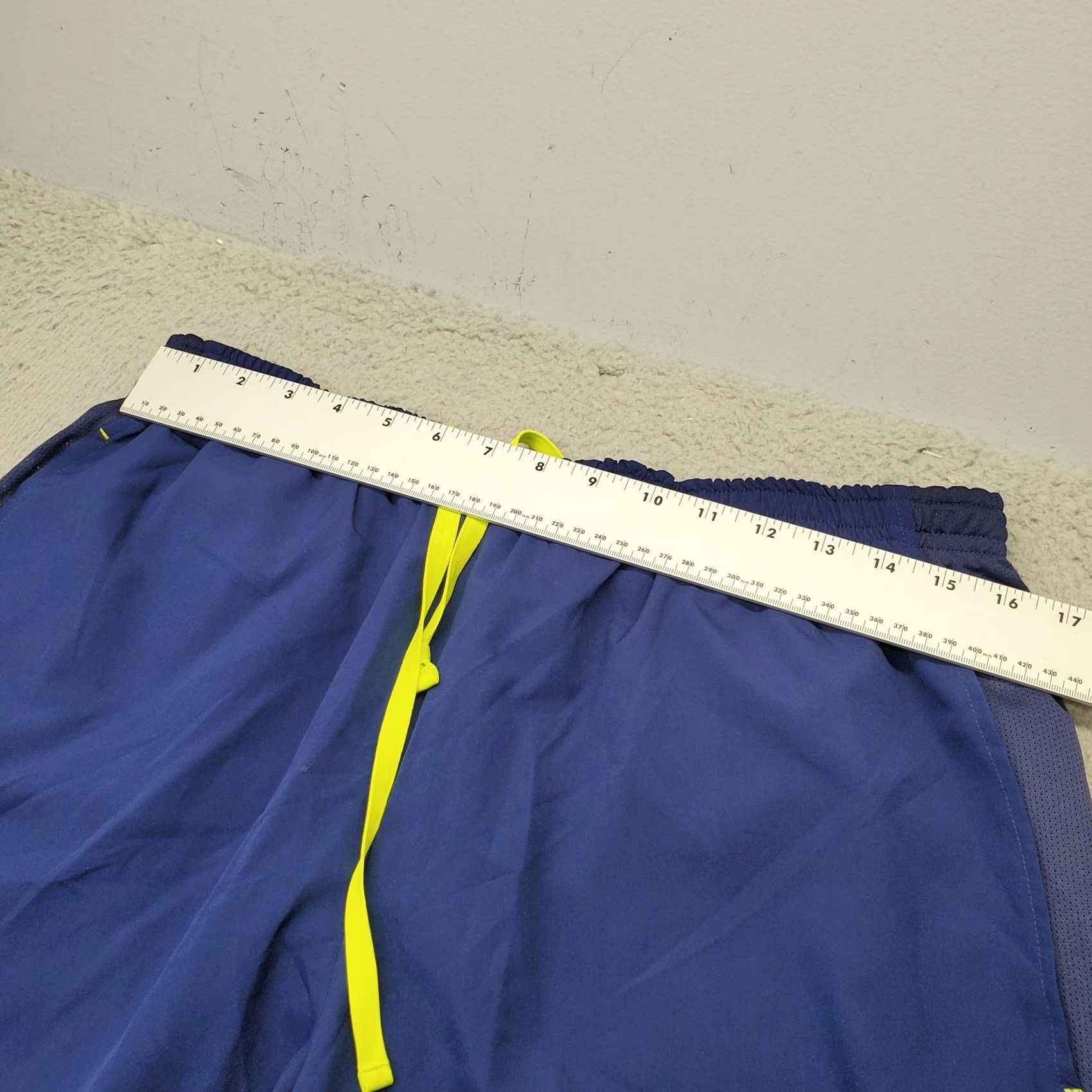 Vintage Road Runner Sports Running Shorts Mens XL Blue Stretch Athletic Drawstring Size US 36 / EU 52 - 5 Thumbnail