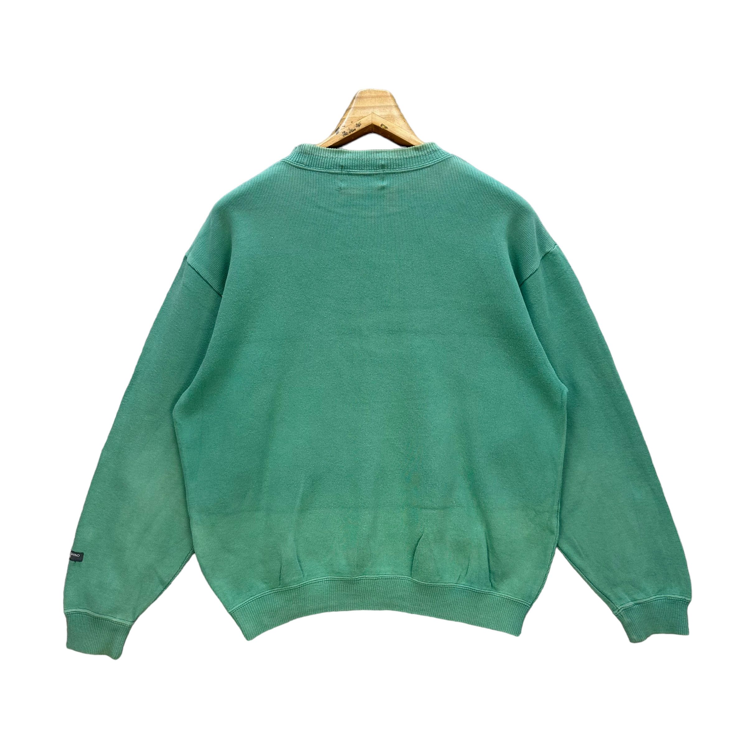 Hiroko Koshino Homme VINTAGE HIROKO KOSHINO HOMME BIG LOGO SWEATSHIRTS #8483-011 Size US M / EU 48-50 / 2 - 9 Thumbnail