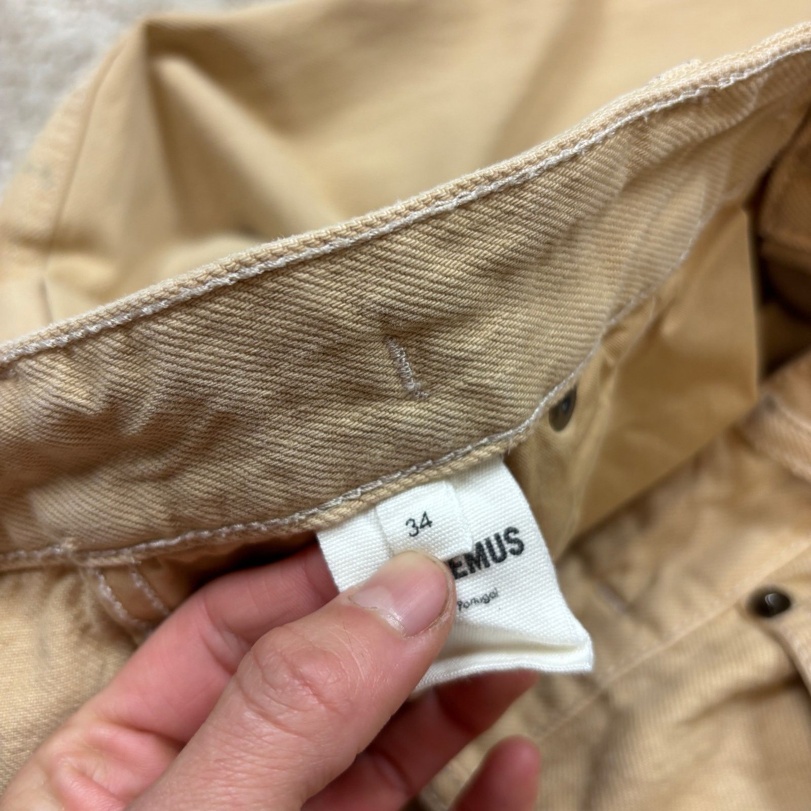 Jacquemus Jacquemus Organic Cotton Chino L'annee 97 Pants Men's 36x30 Size US 36 / EU 52 - 9 Thumbnail
