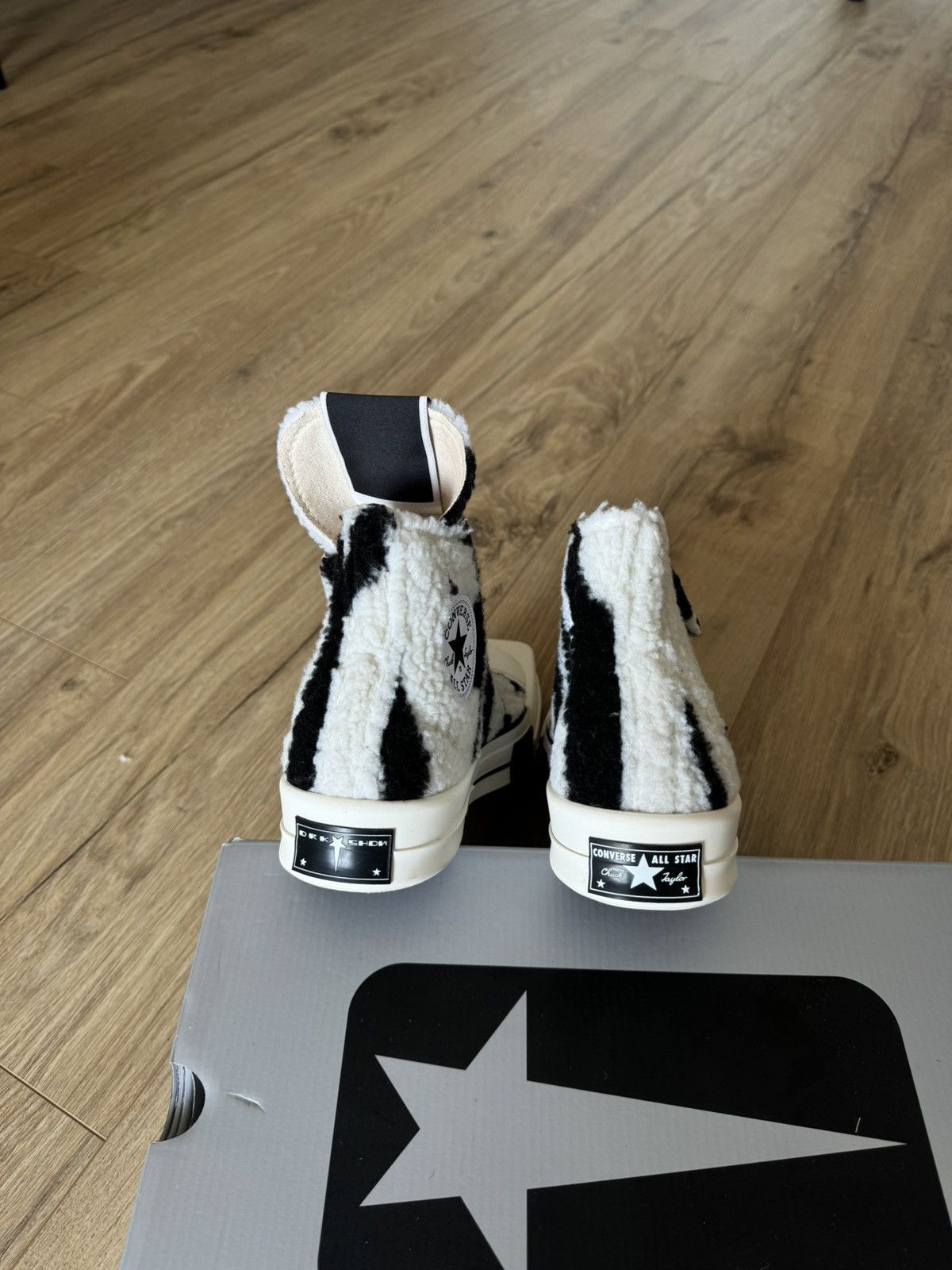 Rick Owens Drkshdw RICK OWENS X CONVERSE 41 Size US 7.5 / EU 40-41 - 10 Thumbnail