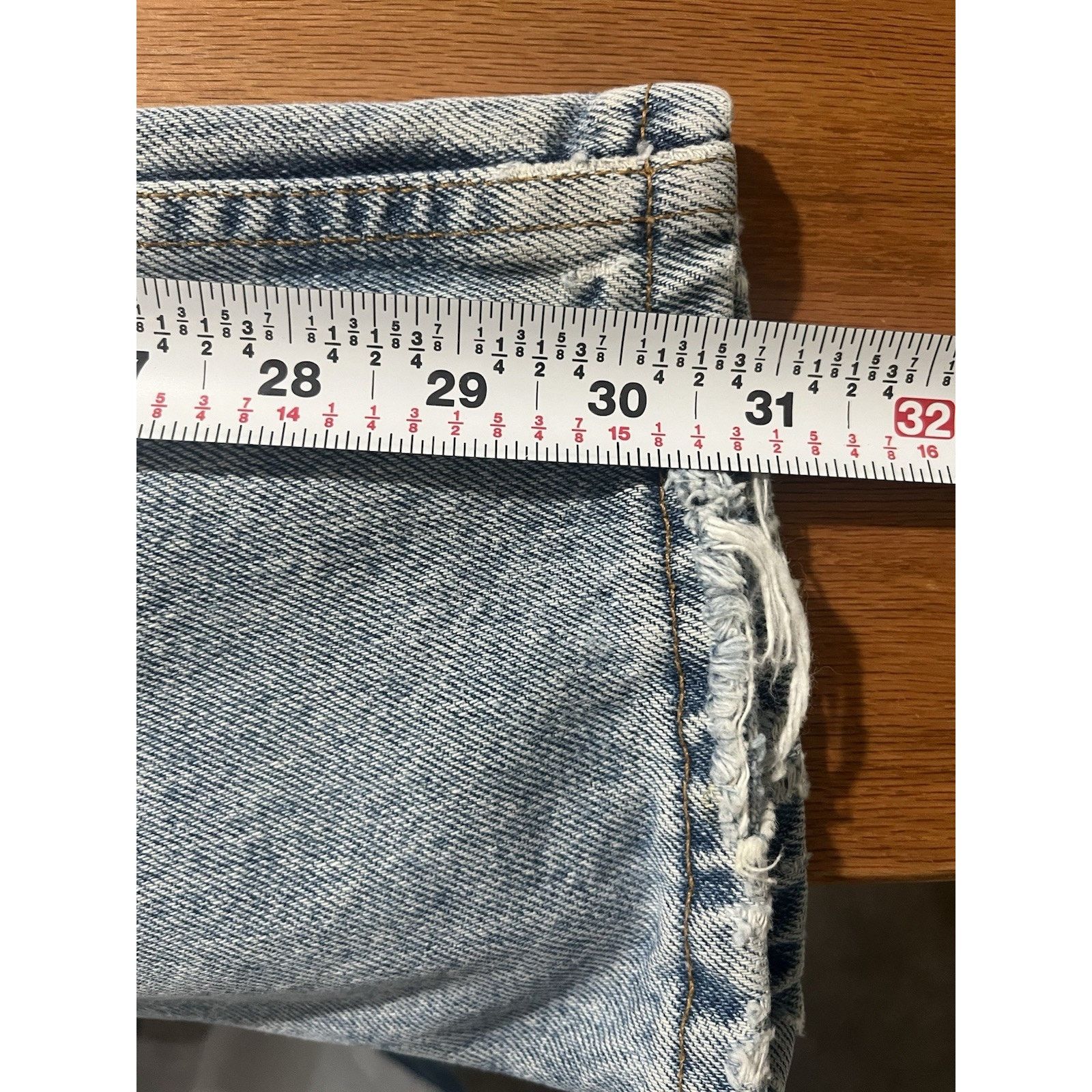 Levi's Vtg Levis 521 Tapered Fit Tapered Leg Sz 16 90s Made in USA Size 38" / US 16 / IT 52 - 10 Thumbnail
