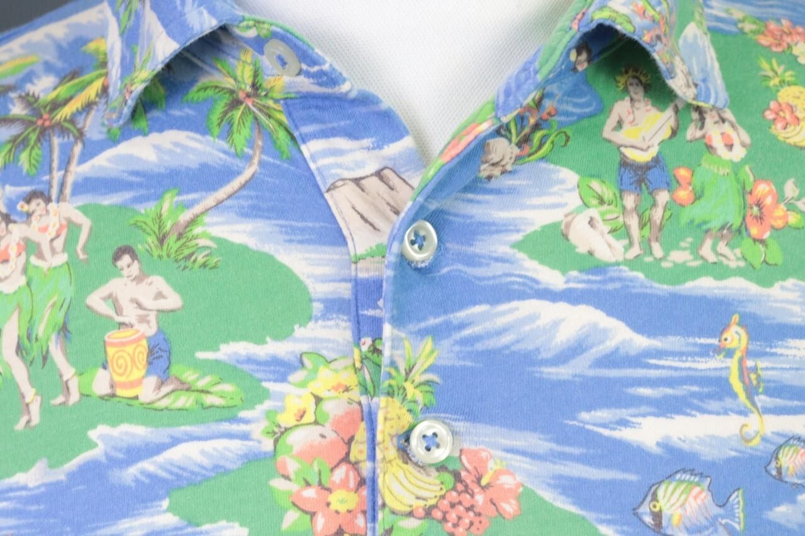 Polo Ralph Lauren Polo Ralph Lauren Multicolor Hawaii Sport Polo Shirt Size M Size US M / EU 48-50 / 2 - 5 Thumbnail