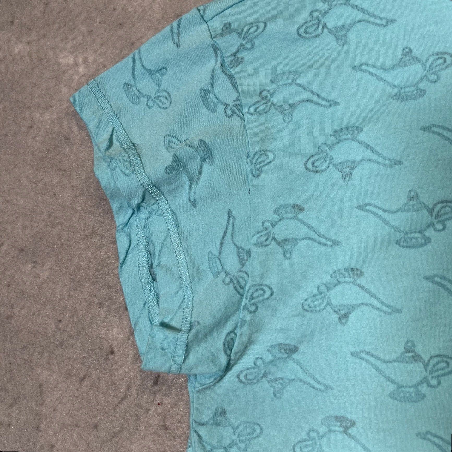 Disney VINTAGE A1 Disney Aladdin Genie Wish For More Weekends Shirt Womens 2XL Blue Size XXL / US 16-18 / IT 52-54 - 5 Thumbnail