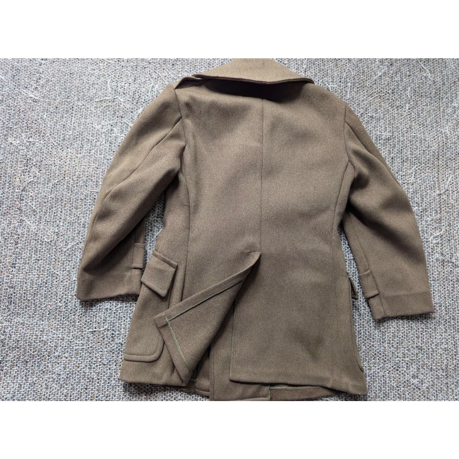 Jeep VINTAGE Mackinaw US Army WWII Jeep Officers Wool Peacoat Jacket Coat Wool Navy Brown XS Mens Size US XS / EU 42 / 0 - 2 Thumbnail