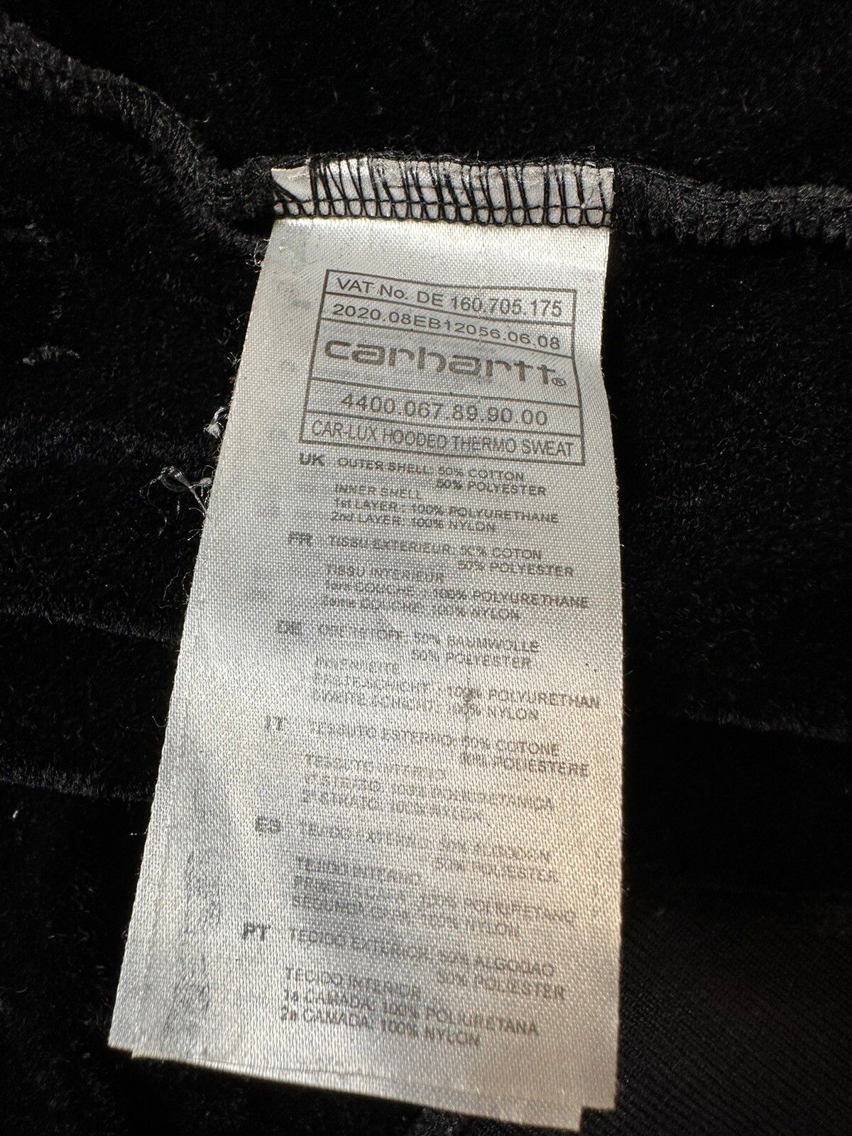 Vintage Mens Jacket Faded Carhartt Carlux Hooded Size L Size US L / EU 52-54 / 3 - 8 Thumbnail