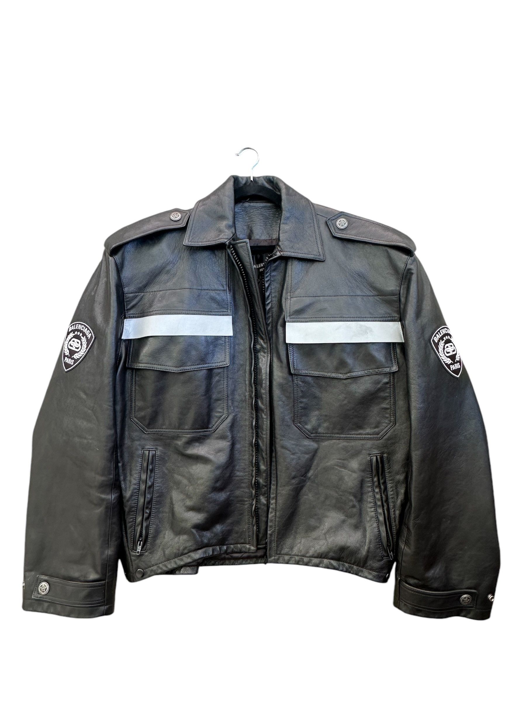 Balenciaga BALENCIAGA OVERSIZED UNIFORM JACKET Size US XXL / EU 58 / 5 - 1 Thumbnail