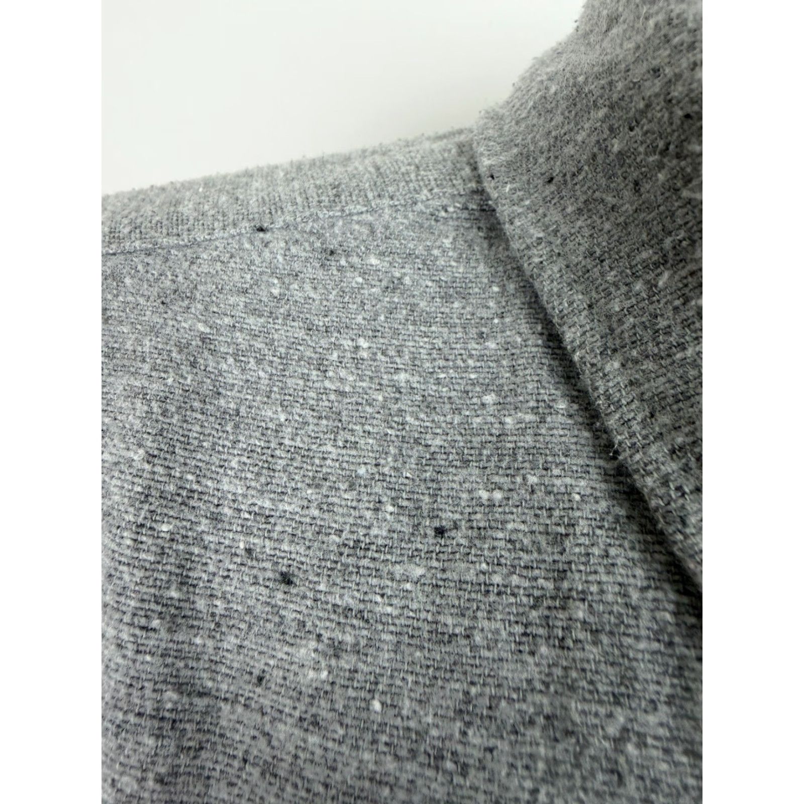 Gap Gap Button-Up Shirt Men 2XL Flannel Heavyweight Gray - Solid, Long Sleeve, Collared, Gap Size US XXL / EU 58 / 5 - 4 Thumbnail