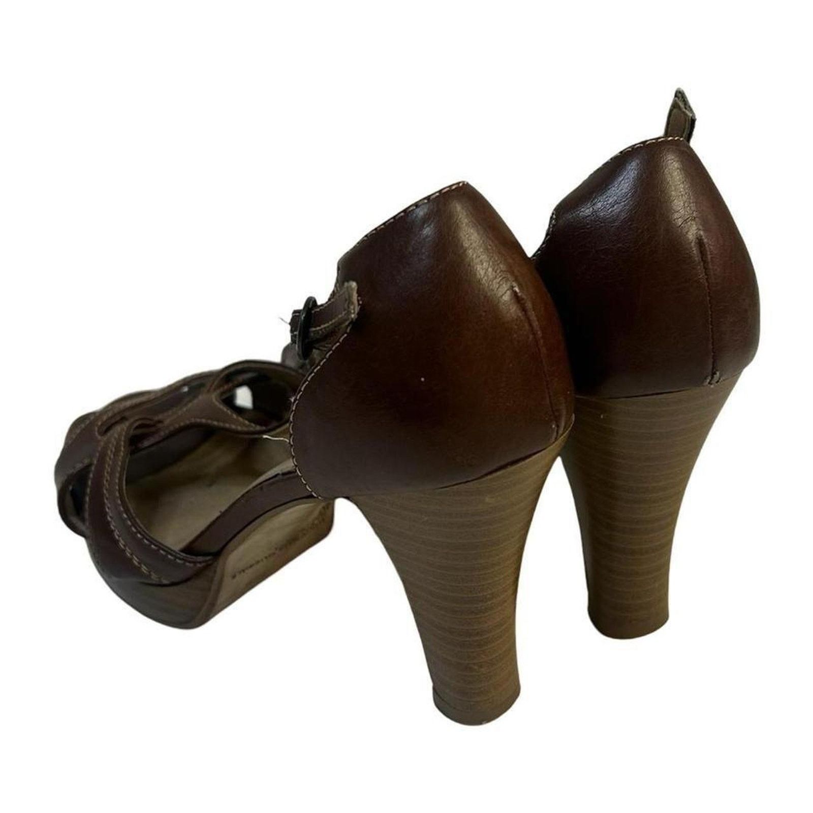 Other Y2k heels strappy sandal by mudd sz 8 brown Size US 8 / IT 38 - 8 Thumbnail