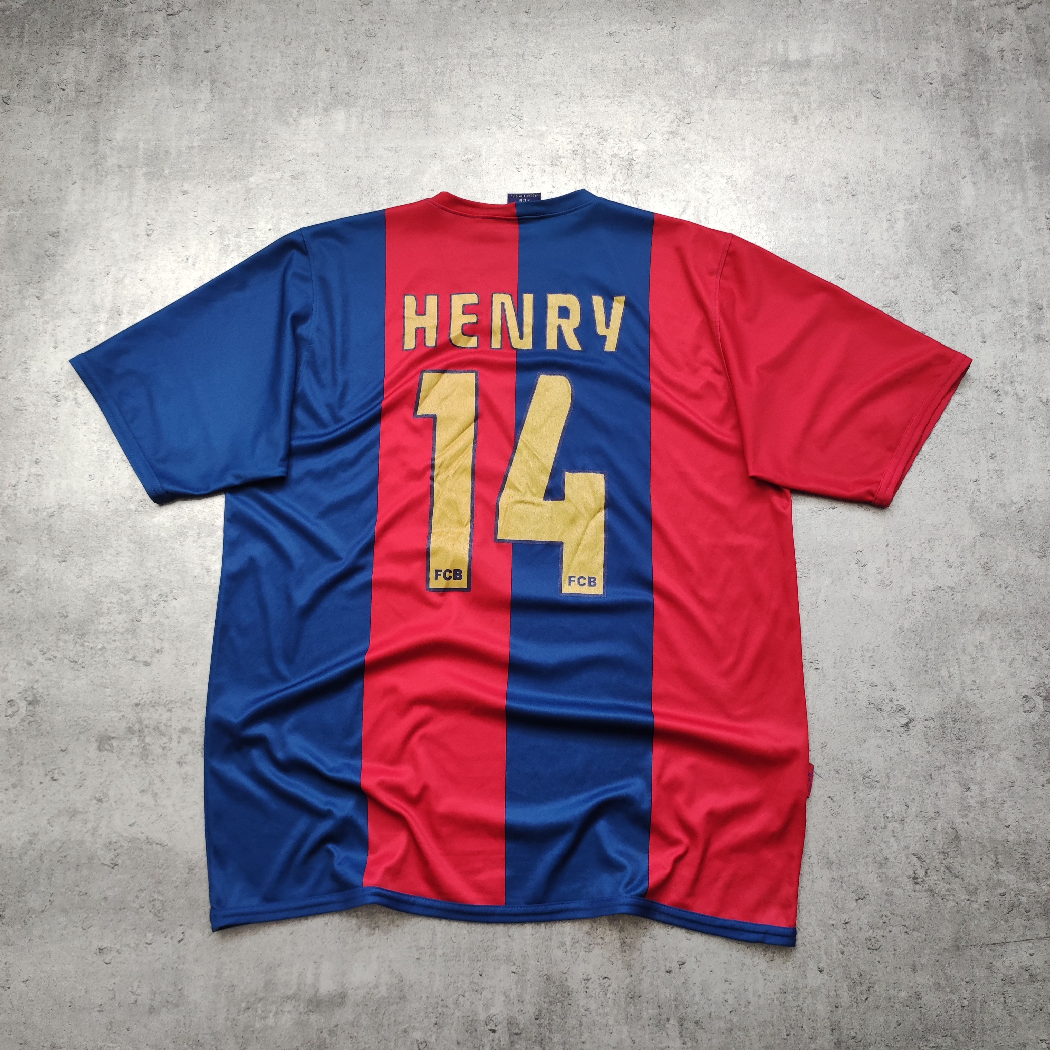 Other Vintage Rare FC Barcelona Rodgers #14 Henry Football Kit Size US XXL / EU 58 / 5 - 11 Thumbnail