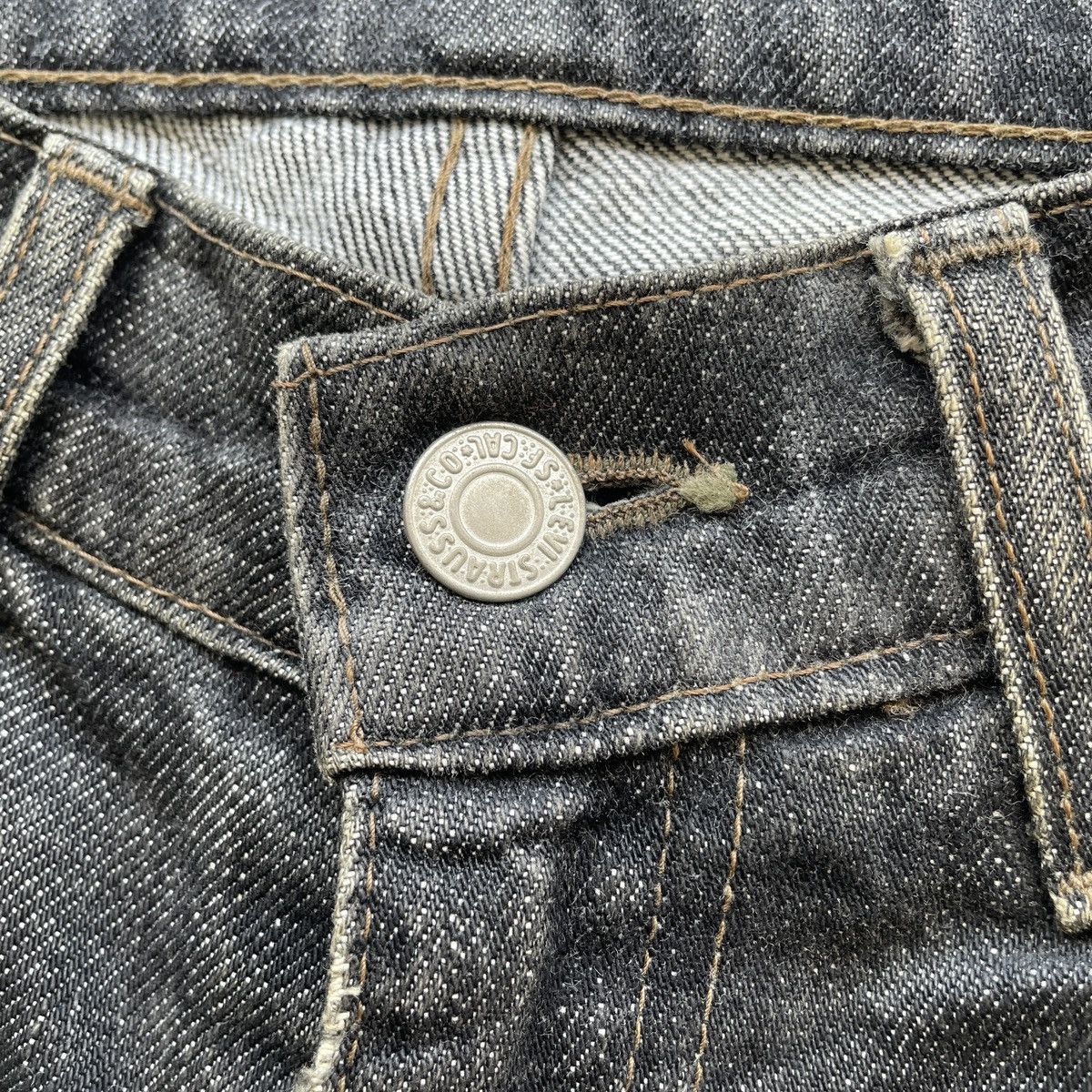 Levi's W31💥 Vintage Levi’s Black Jeans Distressed Faded Denim Pants Size US 31 - 6 Thumbnail