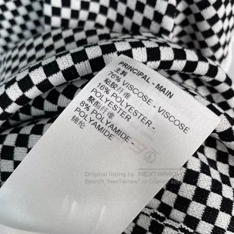 Louis Vuitton Louis Vuitton 2022ss black and white checkerboard short sl Size S / US 4 / IT 40 - 9 Thumbnail