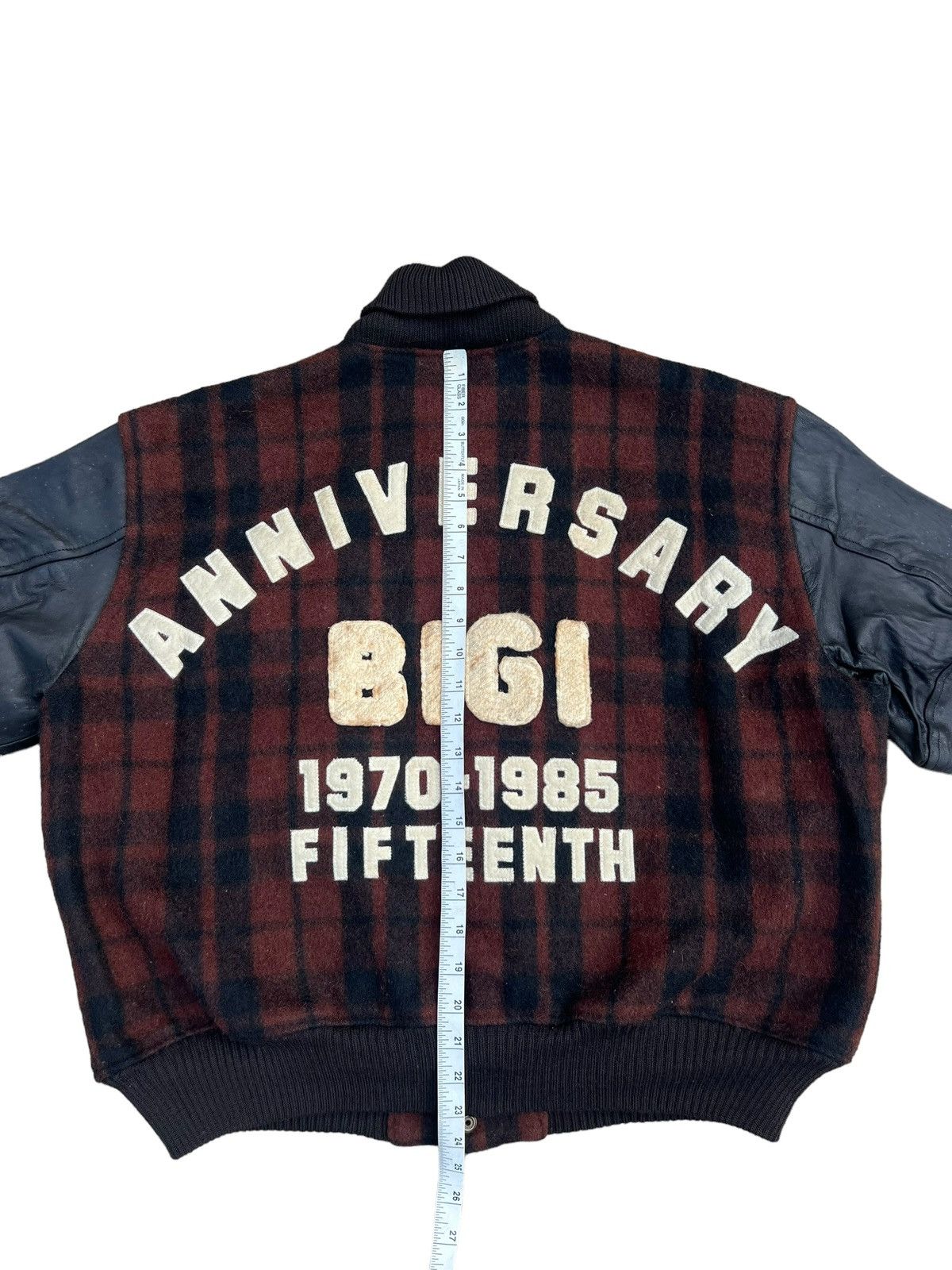 BIGI × Vintage Vintage 80s BIGI Japan Anniversary Spell Out Varsity Jacket Size US M / EU 48-50 / 2 - 5 Thumbnail