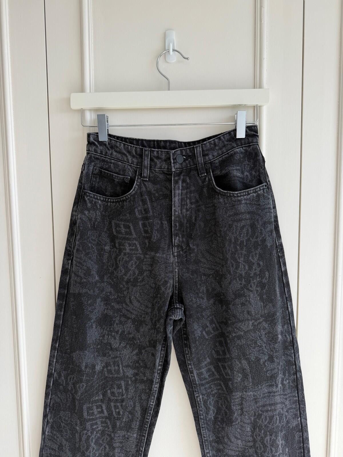 Ksubi new ksubi womens denim jeans playback black print grey 26 8 Size 26" / US 2 / IT 38 - 3 Thumbnail