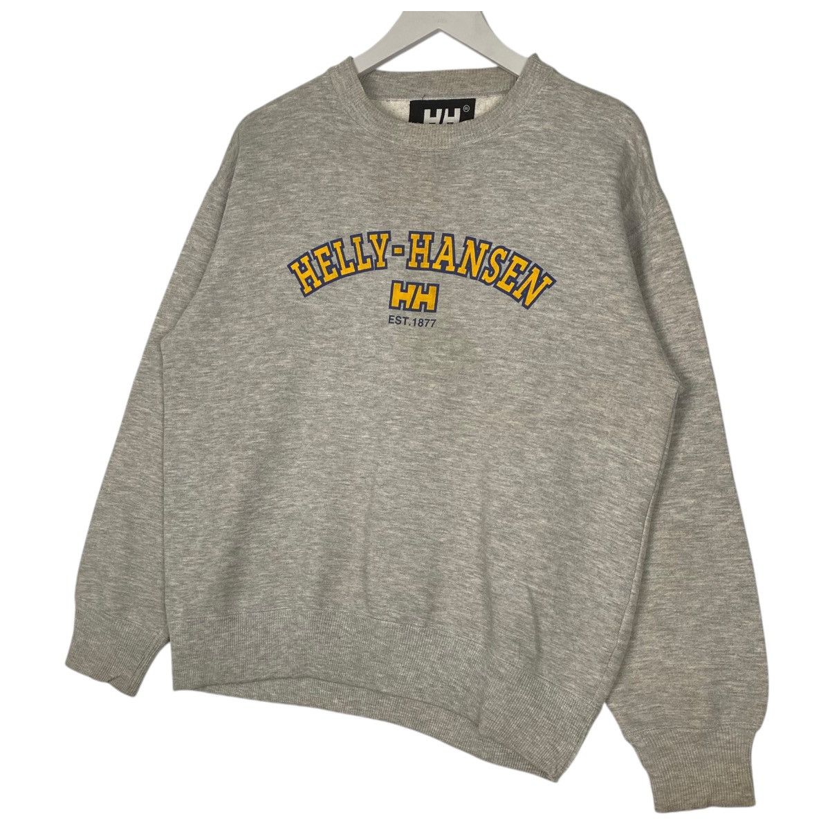 Helly Hansen Vintage Helly Hansen Printed Crewneck Sweatshirt Gray Size M / US 6-8 / IT 42-44 - 2 Thumbnail