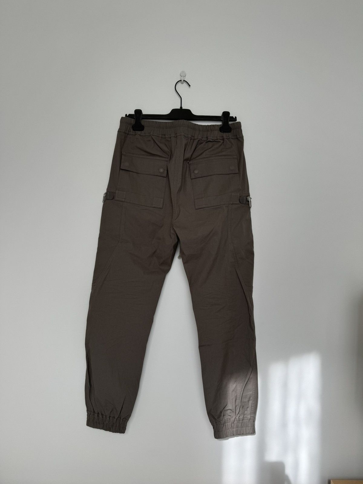Rick Owens RICK OWENS Cotton-blend twill cargo trousers Size US 36 / EU 52 - 2 Thumbnail