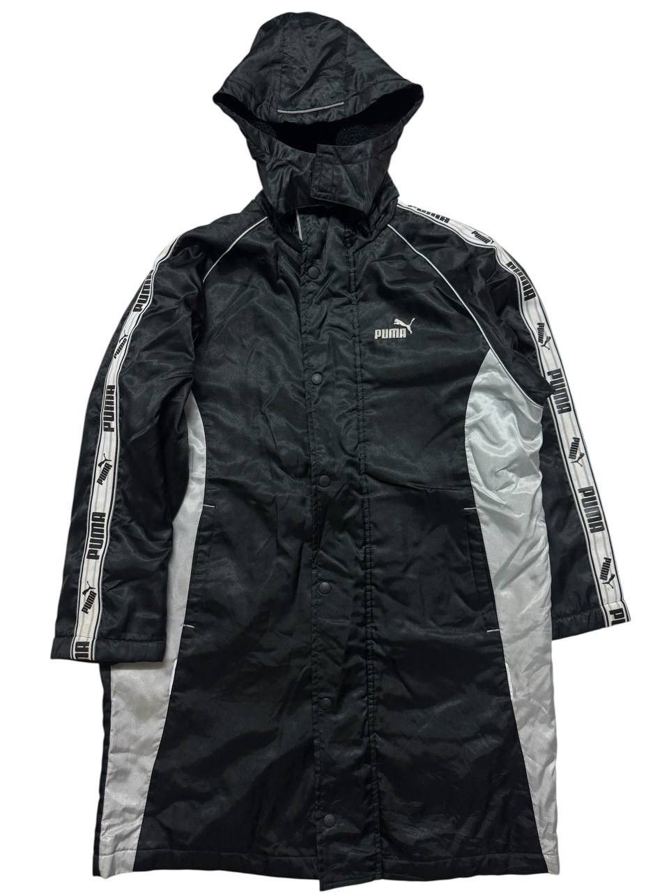 VINTAGE Y2K PUMA WINTER JACKET SIDETAPE BLACK
