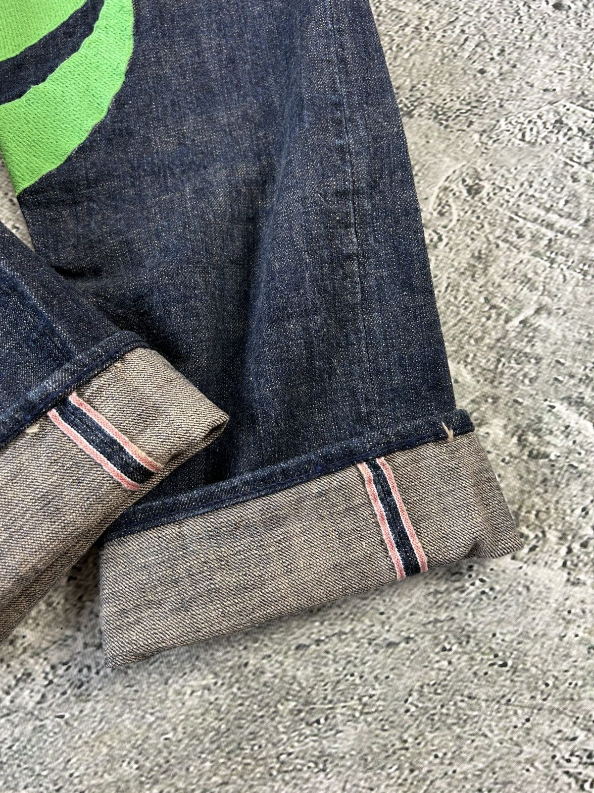 Evisu Evisu Yamane face jeans vintage selvedge denim Japan RARE Size 28" / US 6 / IT 42 - 7 Thumbnail