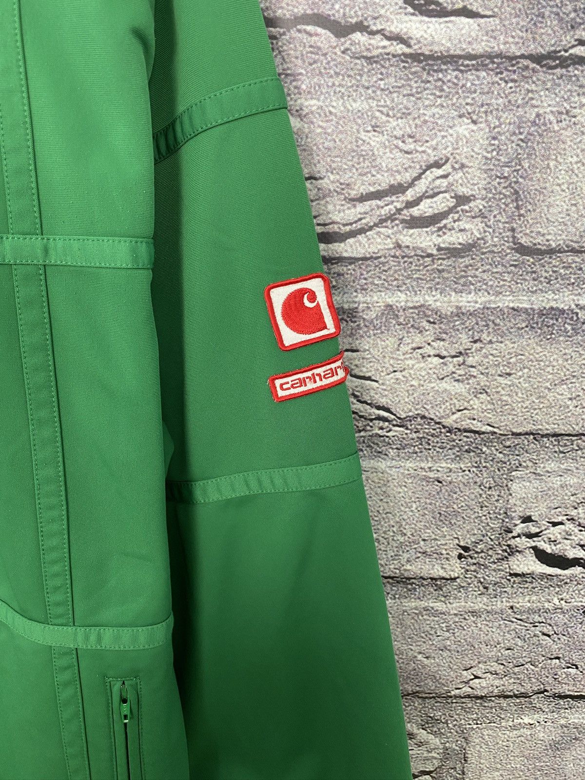 Carhartt Vintage Olympic Carhartt zip sweatshirt y2k USA logo Size US L / EU 52-54 / 3 - 3 Thumbnail