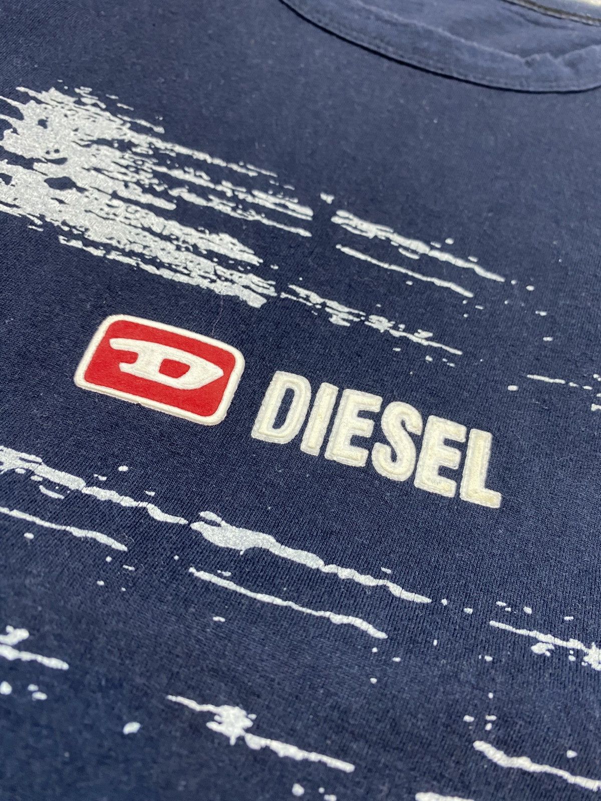 Diesel × Vintage Vintage Diesel Archive Faded Y2k Logo Graphic T-shirt Size US M / EU 48-50 / 2 - 6 Thumbnail