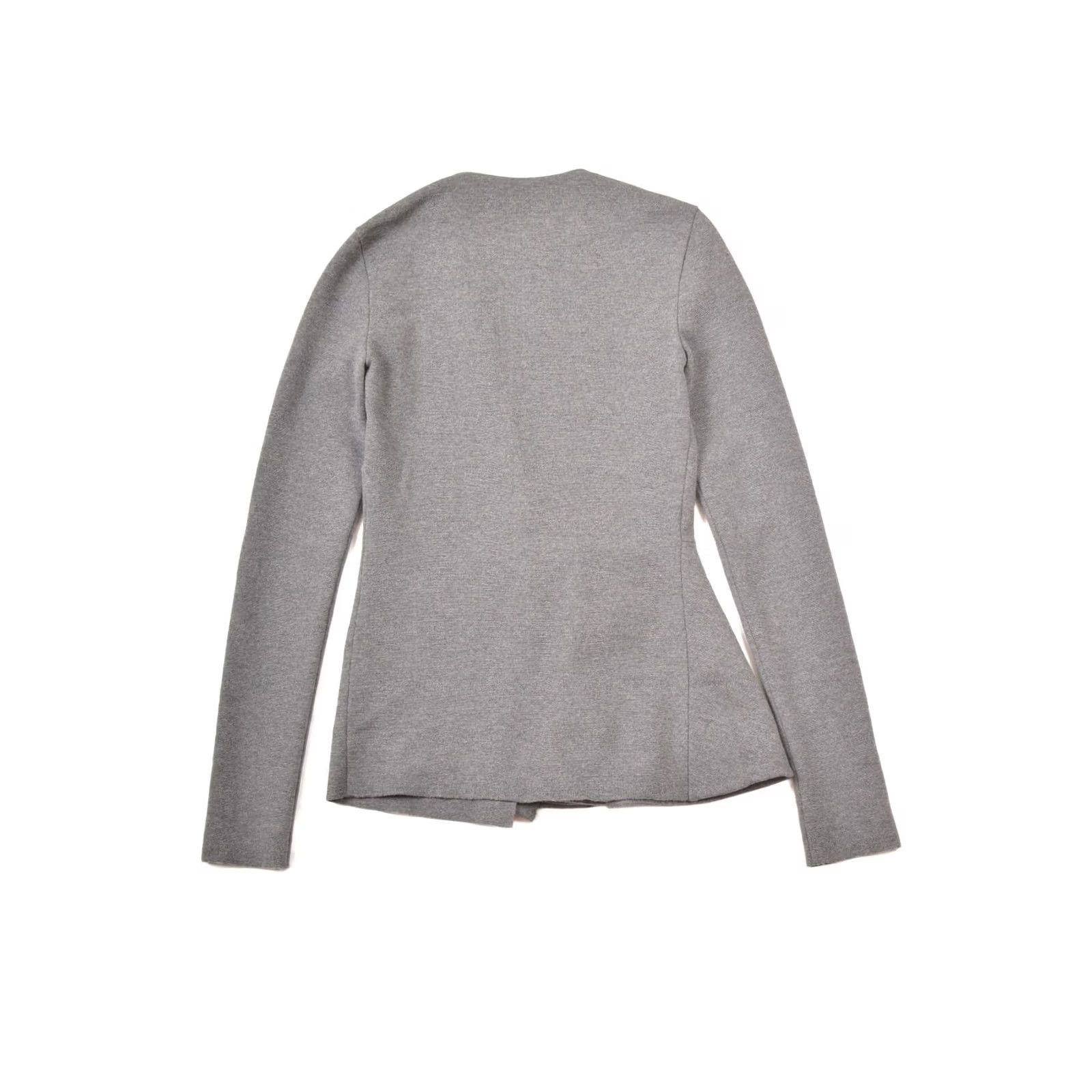 Stella McCartney Stella McCartney Gray Wool Blend Asymmetric Jacket Made in Italy 429665 Size 44 Womens Jacket Size M / US 6-8 / IT 42-44 - 8 Thumbnail