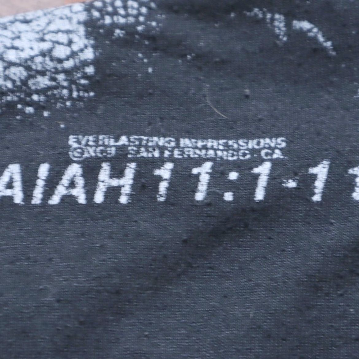Hanes VINTAGE Hanes Isaiah 11:1-11 Lion Lamb Bible Solid T-Shirt Black Men's 2XL Shirt Men VTG Size US XXL / EU 58 / 5 - 6 Thumbnail
