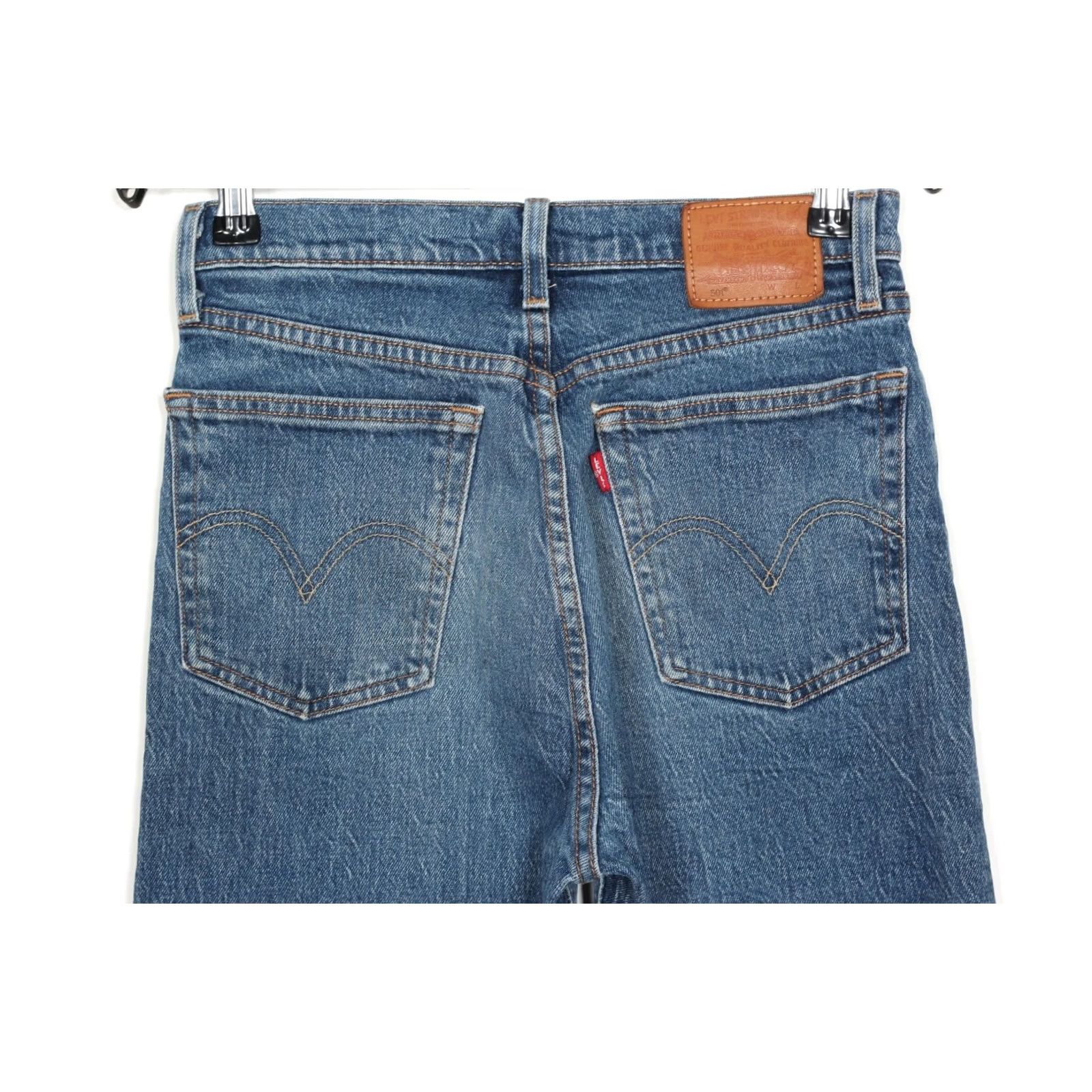 Levi's VINTAGE? LEVI’S 501 Charlestone Outlasted Crop PREMIUM Big E Jeans Women Size W26 L28 Size 26" / US 2 / IT 38 - 3 Thumbnail
