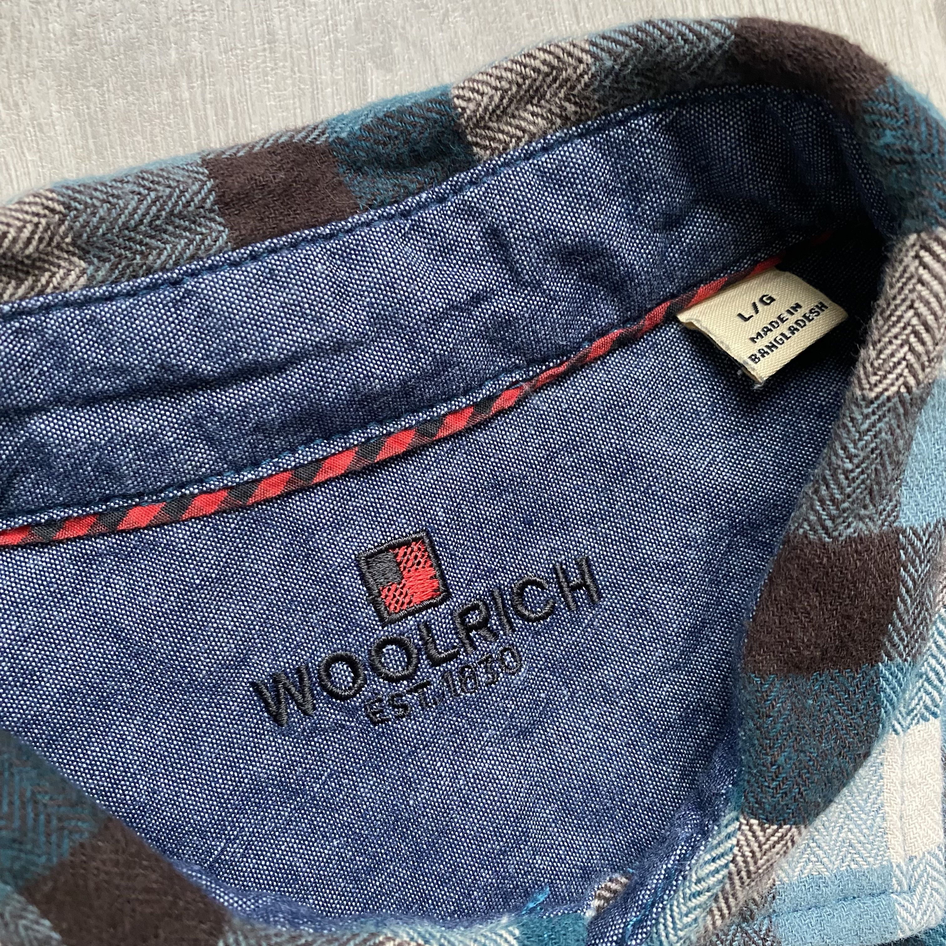 Woolrich Woolen Mills 90s Vintage Woolrich Flannel Plaid Shirt Travis Scott style Size US L / EU 52-54 / 3 - 7 Thumbnail