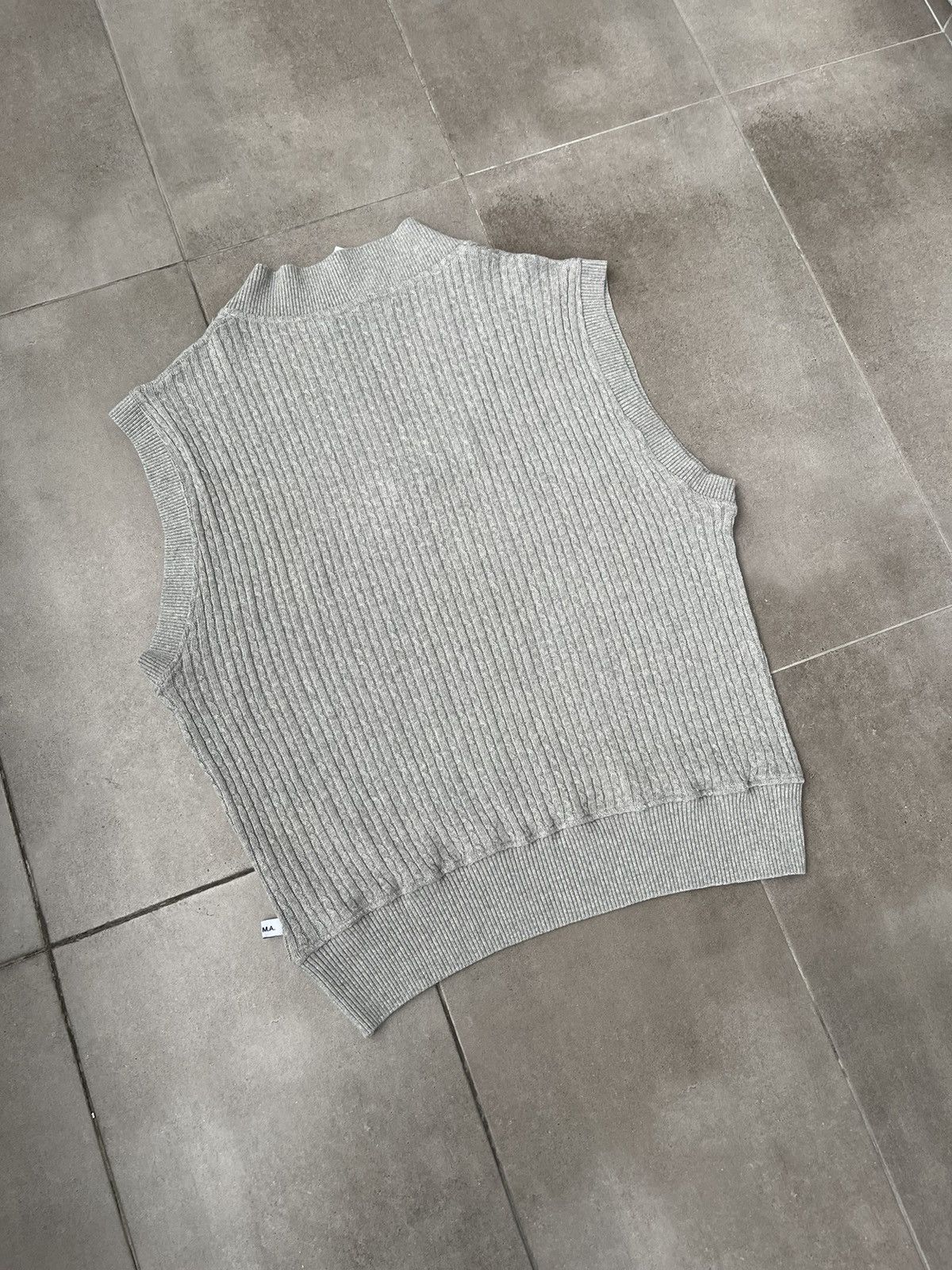 Martin Asbjorn !DS! SS22 Martin Asbjorn Chase Grey Melange Vest Size US XL / EU 56 / 4 - 15 Thumbnail