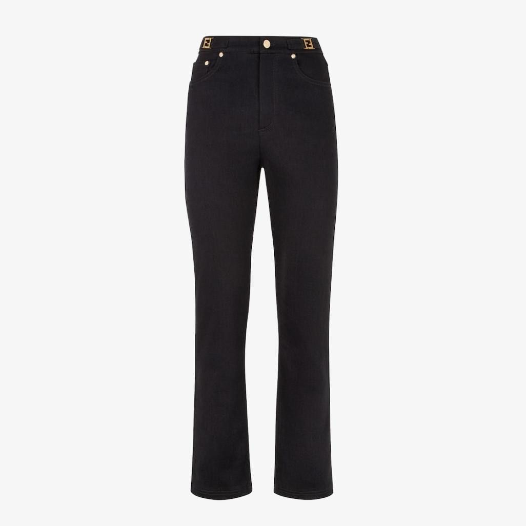Fendi o1loc1c0824 Trousers in Black Size 27" / US 4 / IT 40 - 1 Thumbnail
