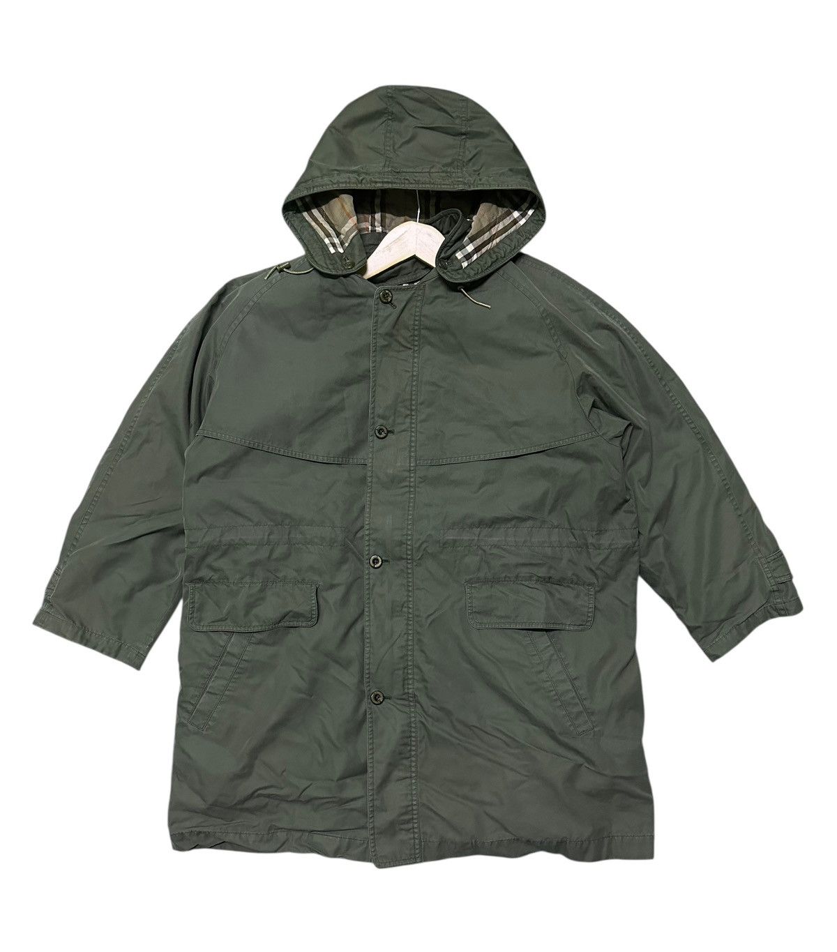 Burberry Vintage Burberry nova checked lining parka jacket hooded Size US M / EU 48-50 / 2 - 1 Thumbnail