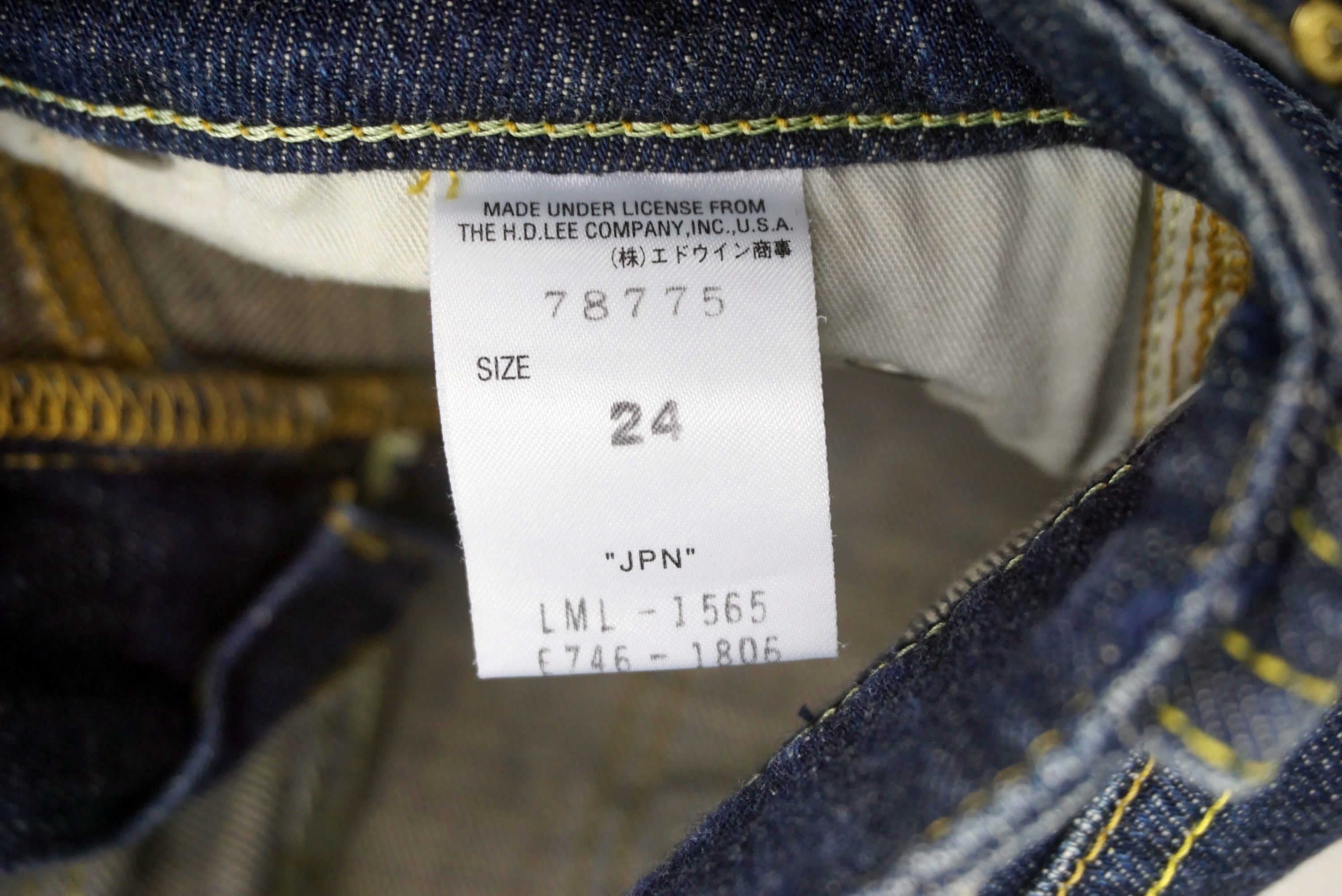Lee Riders Jeans fits W27xL30 Low Rise Bootcut Baker Denim Size 24" / US 00 / IT 34 - 10 Thumbnail