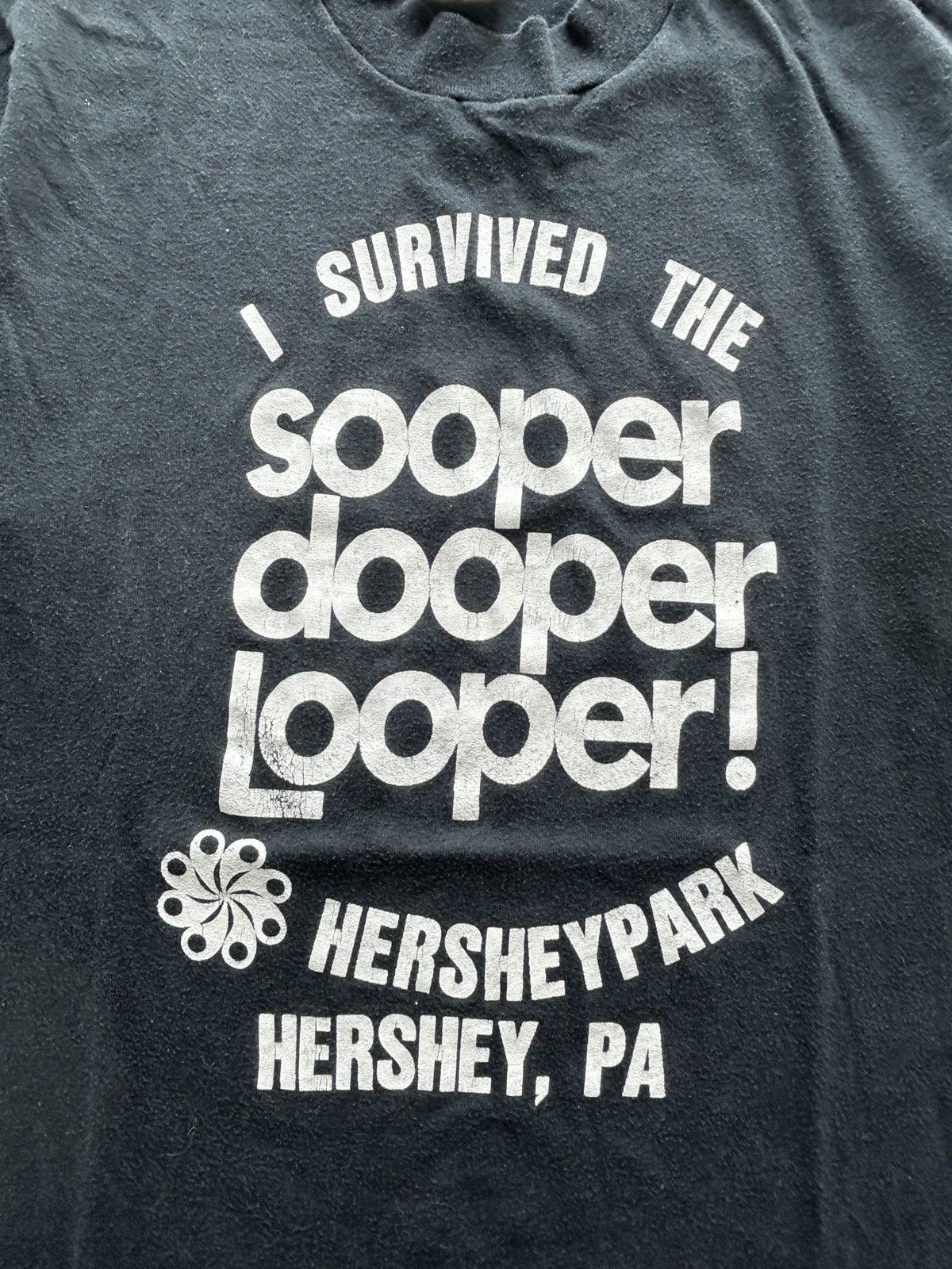 Vintage Vintage 80s Hershey Park Graphic Tee Size US S / EU 44-46 / 1 - 2 Thumbnail