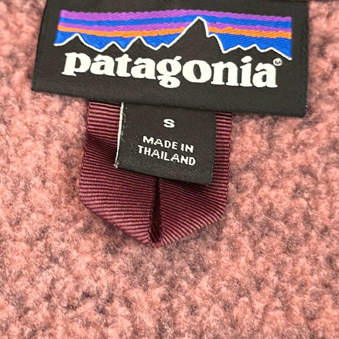 Patagonia Patagonia Jacket Pink Better Sweater Quarter Zip Women’s S Pink Cream Basic Jacket Women’s Small Style 25617 Size S / US 4 / IT 40 - 6 Thumbnail