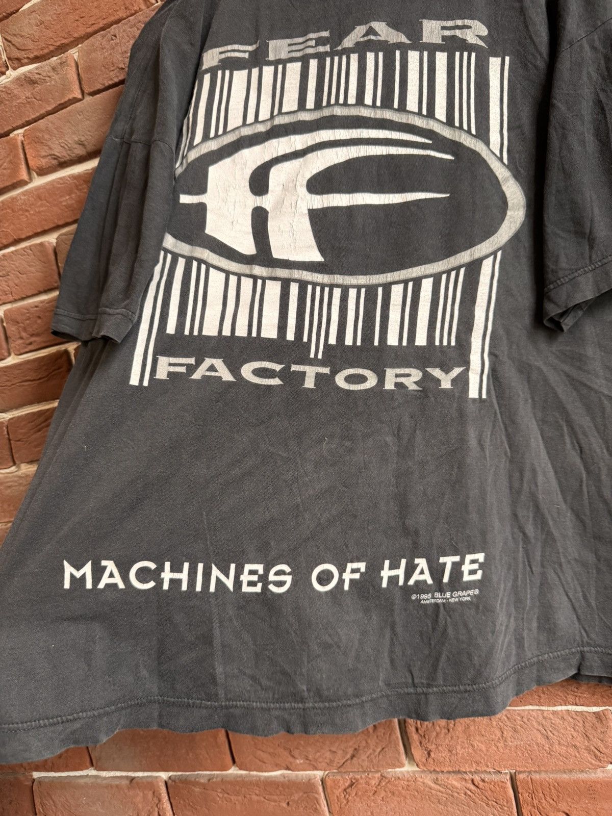 Band Tees 90s Fear Factory Machine of hate Heavy Metal Vintage Tee Size US XL / EU 56 / 4 - 6 Thumbnail