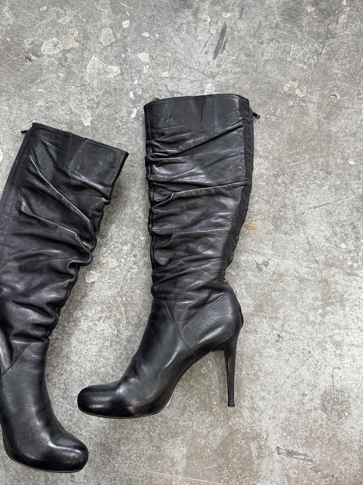 Vintage y2k Archive Real Leather Heels Vintage Size US 9 / IT 39 - 6 Thumbnail