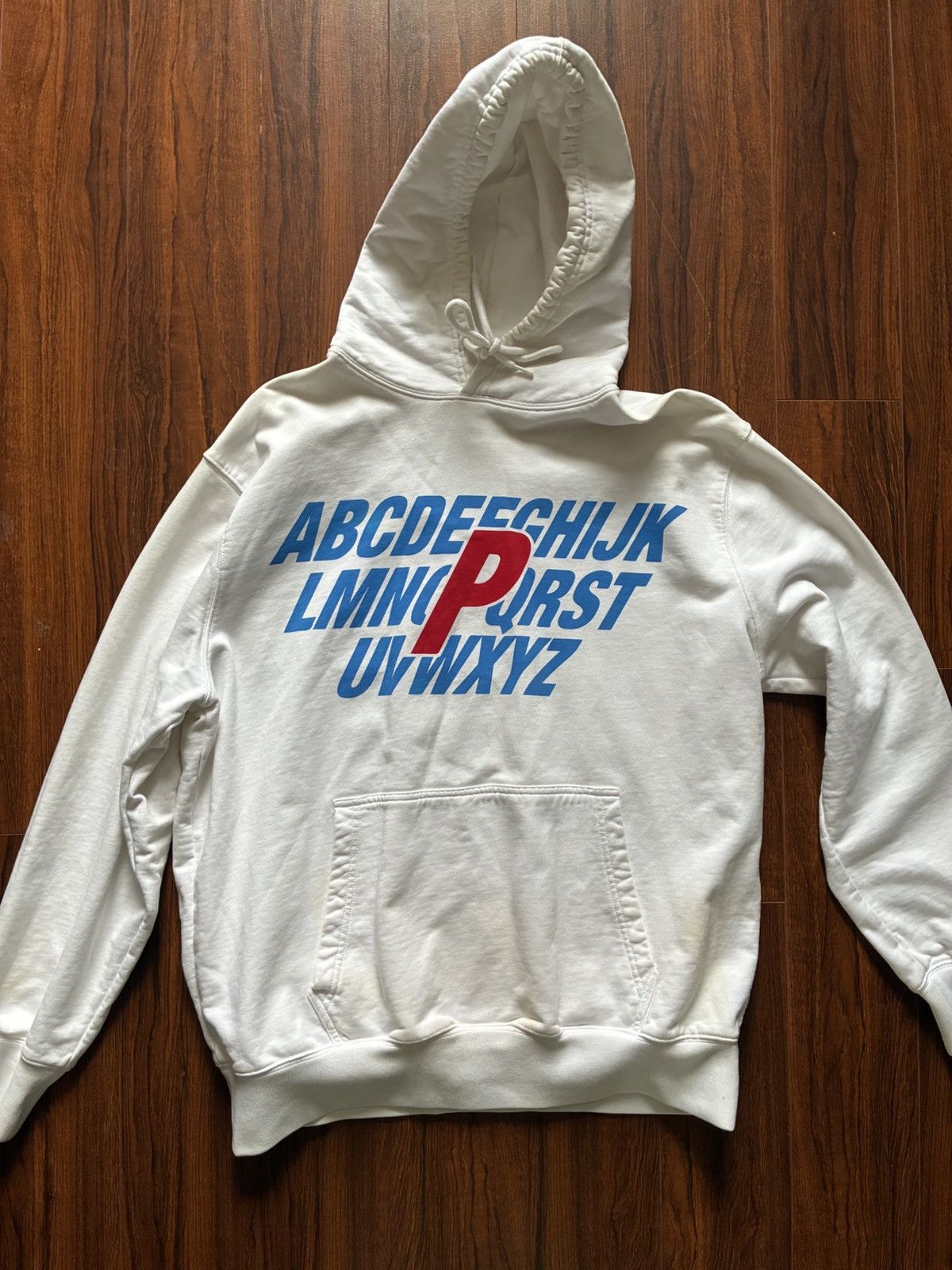 Palace Palace Skateboards Alphabet P Logo Hoodie White. Size XL Size US XL / EU 56 / 4 - 1 Thumbnail
