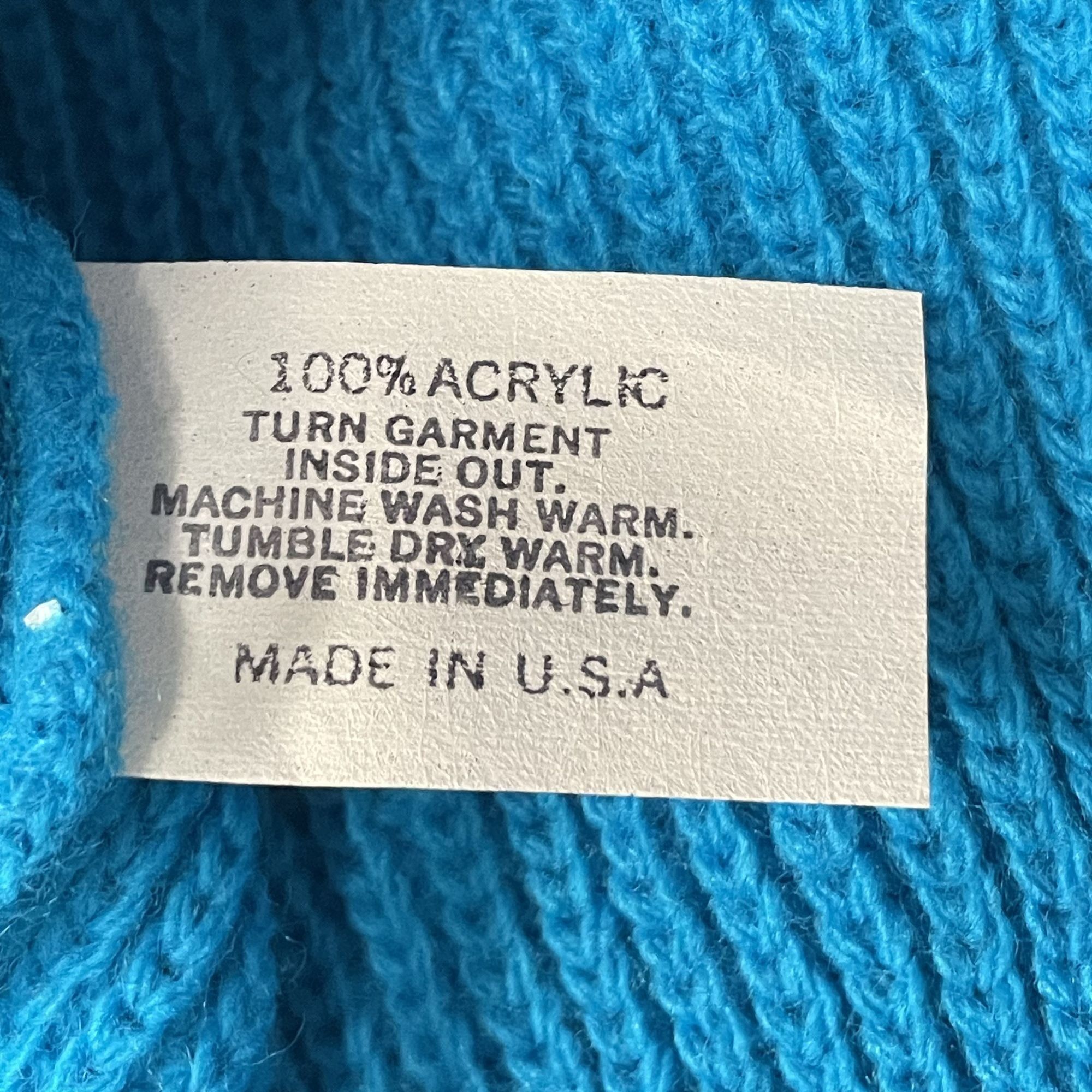 Le TIGRE NOS New Vtg Le Tigre AQUA Crewneck KNIT Streetwear Sweater Size US XL / EU 56 / 4 - 5 Thumbnail