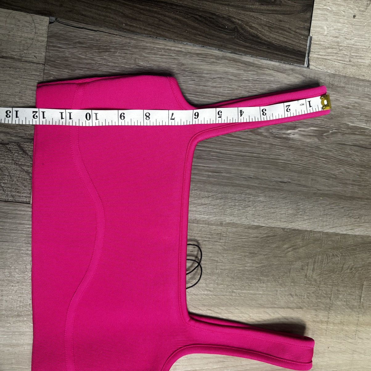 Zara Zara Tops Square Neck Crop Top Pink Size S / US 4 / IT 40 - 6 Thumbnail