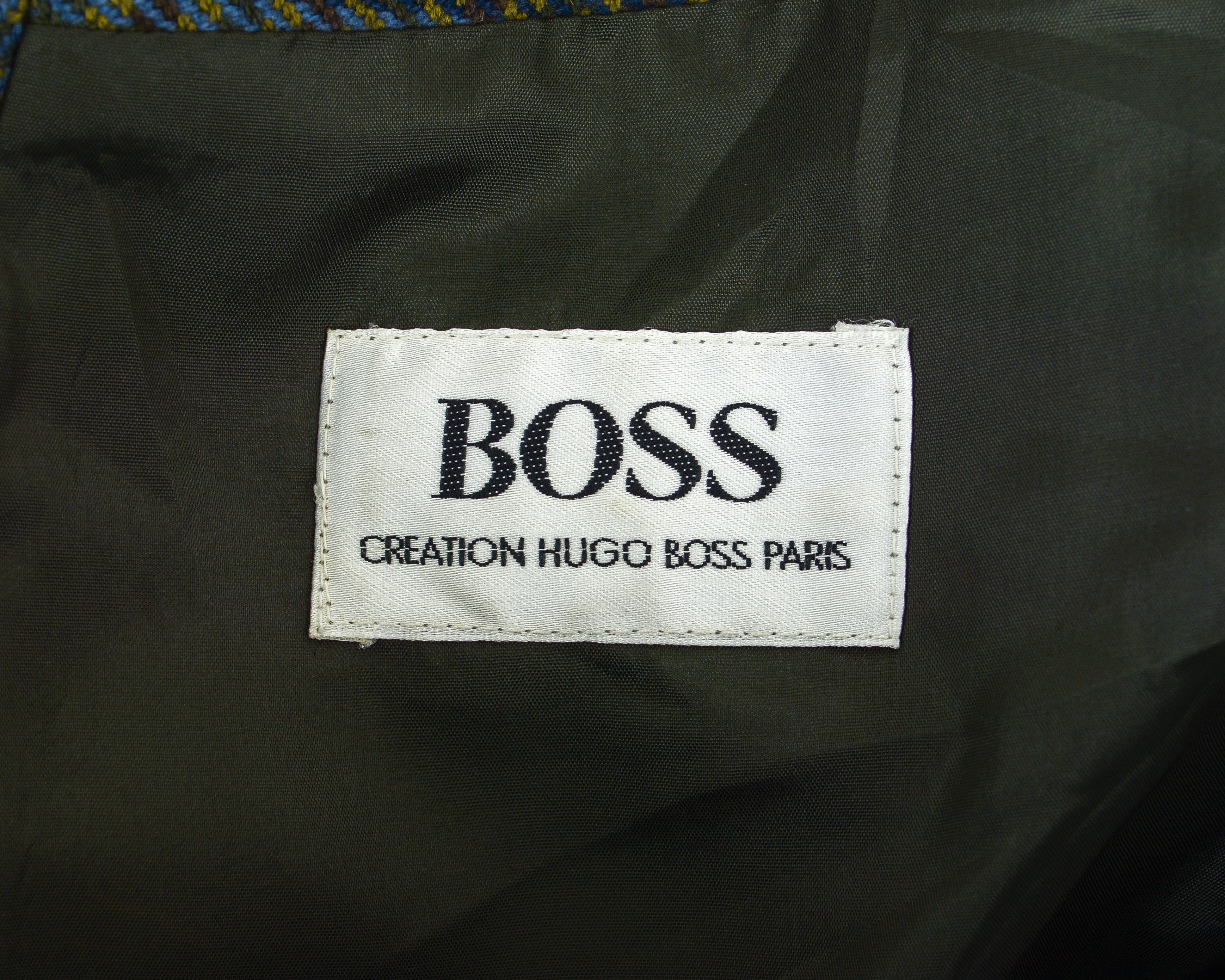 Hugo Boss Blazer Uk 46 Us Tweed Cashmere Suit Jacket Sport Coat Formal Size 46R - 6 Thumbnail