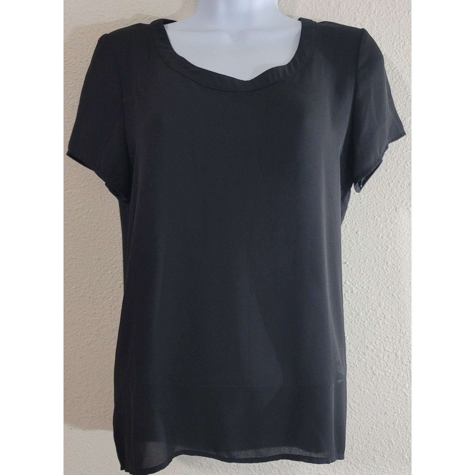 Other Ro & De Anthropologie Black Hi Low Hem Top Small Size S / US 4 / IT 40 - 1 Thumbnail