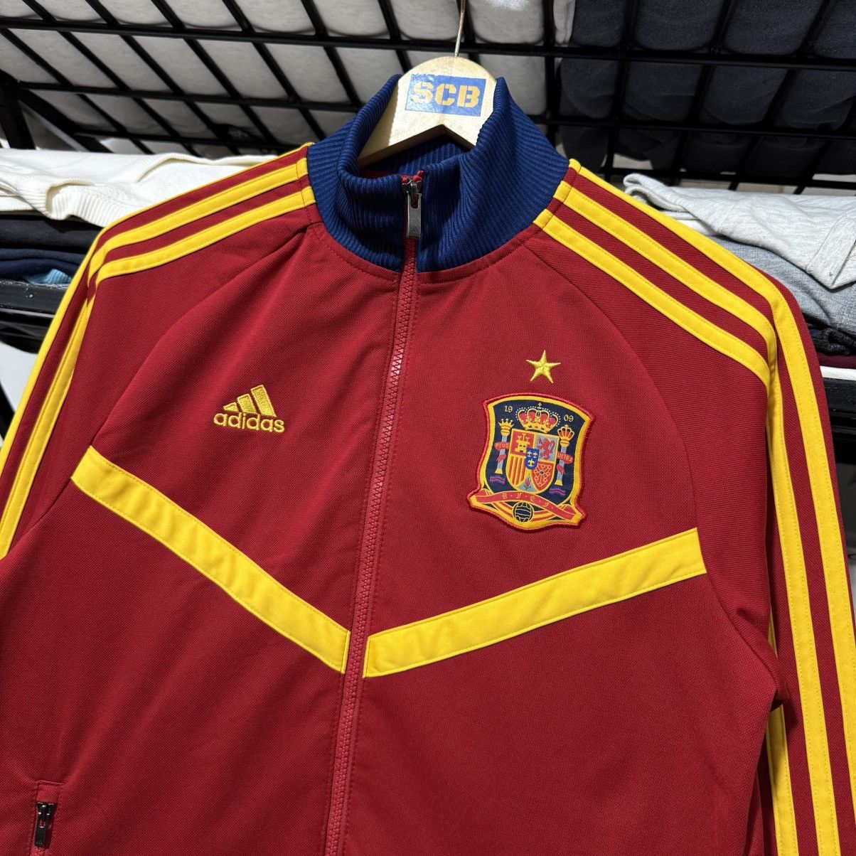 Adidas Adidas spain football soccer tracktop Size US S / EU 44-46 / 1 - 2 Thumbnail