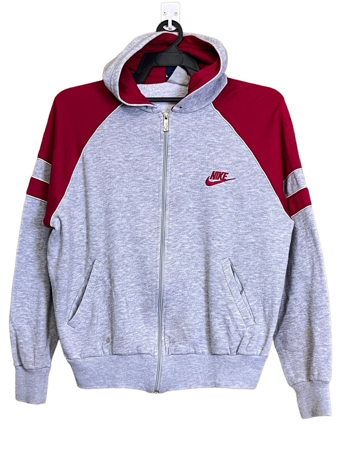Nike RARE🔥VINTAGE 90s NIKE BLUE TAG ZIPPER HOODIES Size US S / EU 44-46 / 1 - 1 Thumbnail