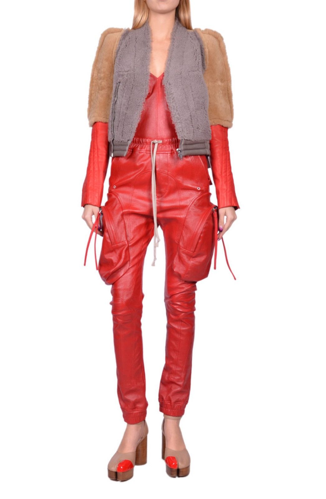 Rick Owens Last Size Rick Owens 2019 Shearling Lamb Fur Jacket Size S / US 4 / IT 40 - 3 Thumbnail
