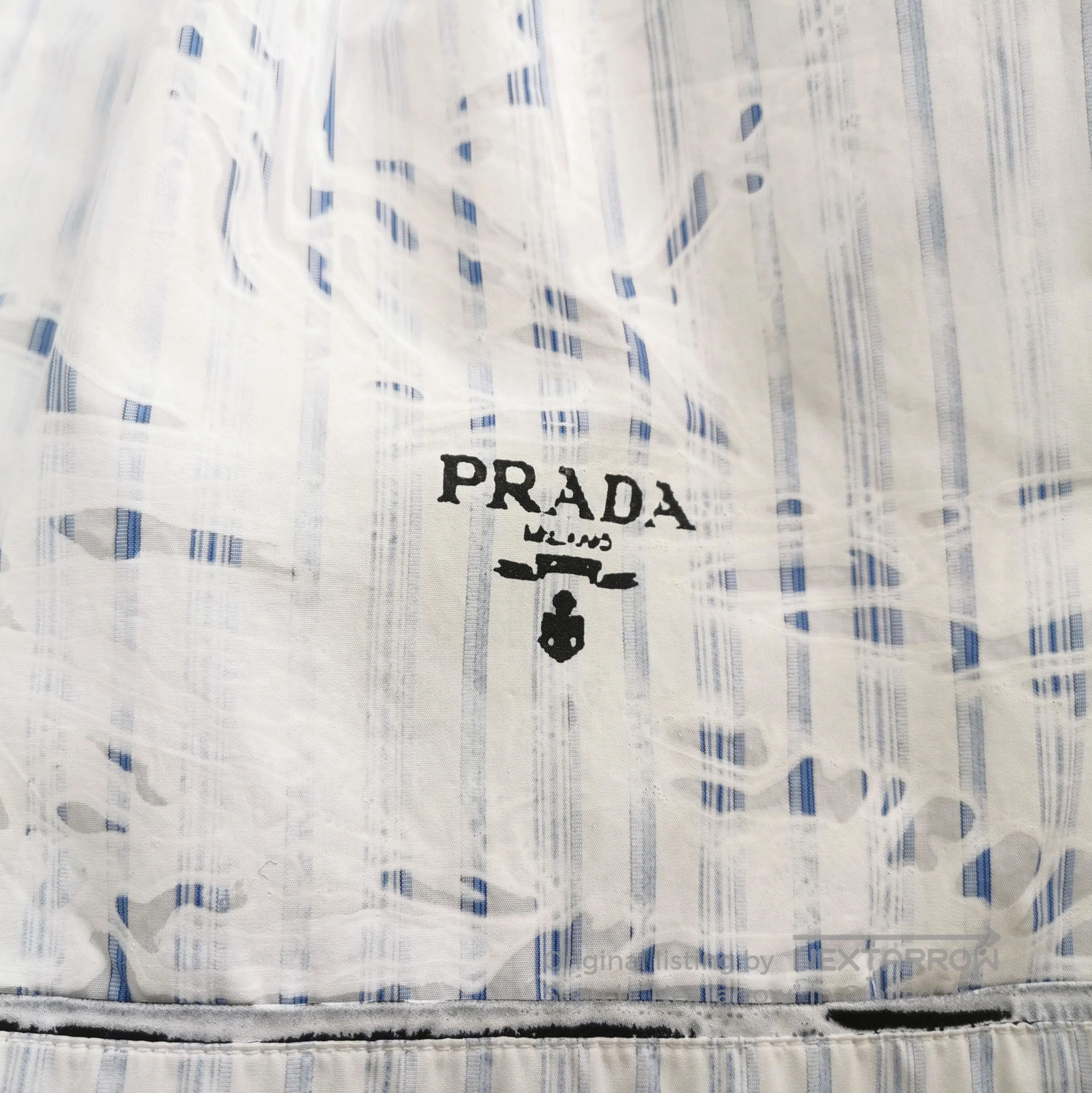Prada Prada Colorful Logo Cotton Shorts Size 4. Size 39" - 1 Thumbnail